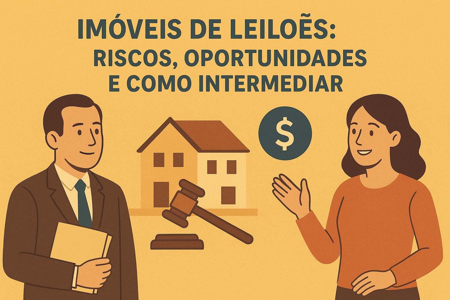Imóveis de leilões: riscos, oportunidades e como intermediar