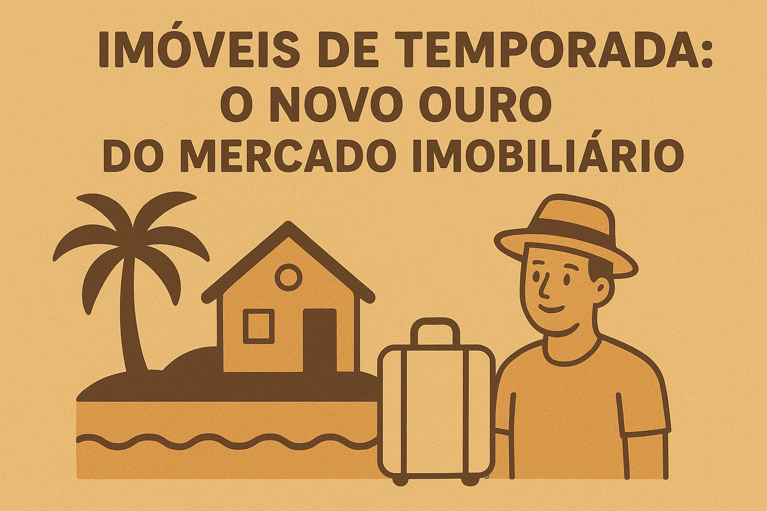 Imóveis de temporada: o novo ouro do mercado imobiliário